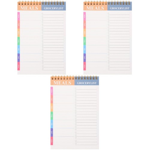 3pcs list notepad multi - 3pcs, do
