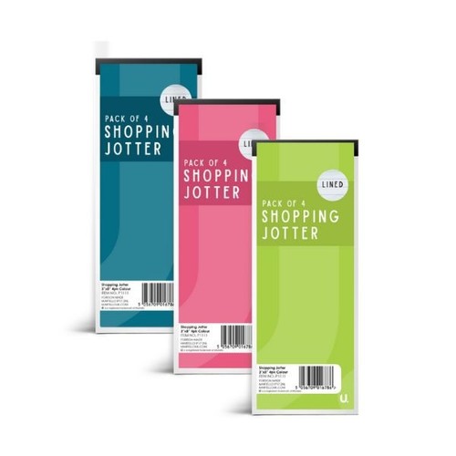 Shopping jotter pack 4 - -,