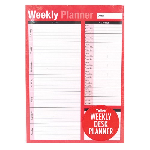 Planner settimanale blocco - planner,