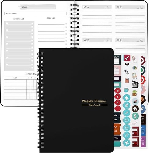 Quaderno agenda settimanale - quaderno,