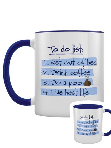 Tazza bicolore interna - , blu